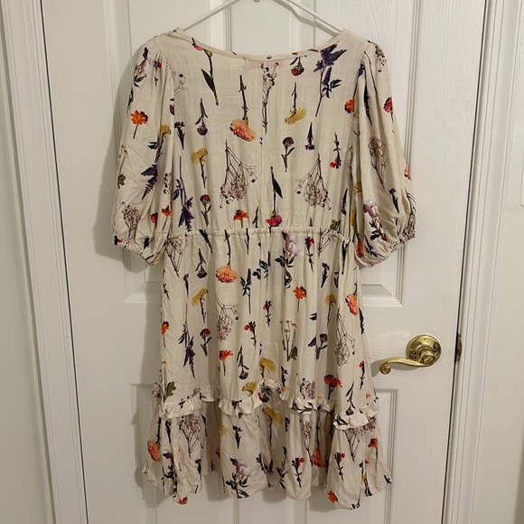 Lisa Says Gah X Free People Leila Floral Dress NWT Size XS - Picture 6 of 11